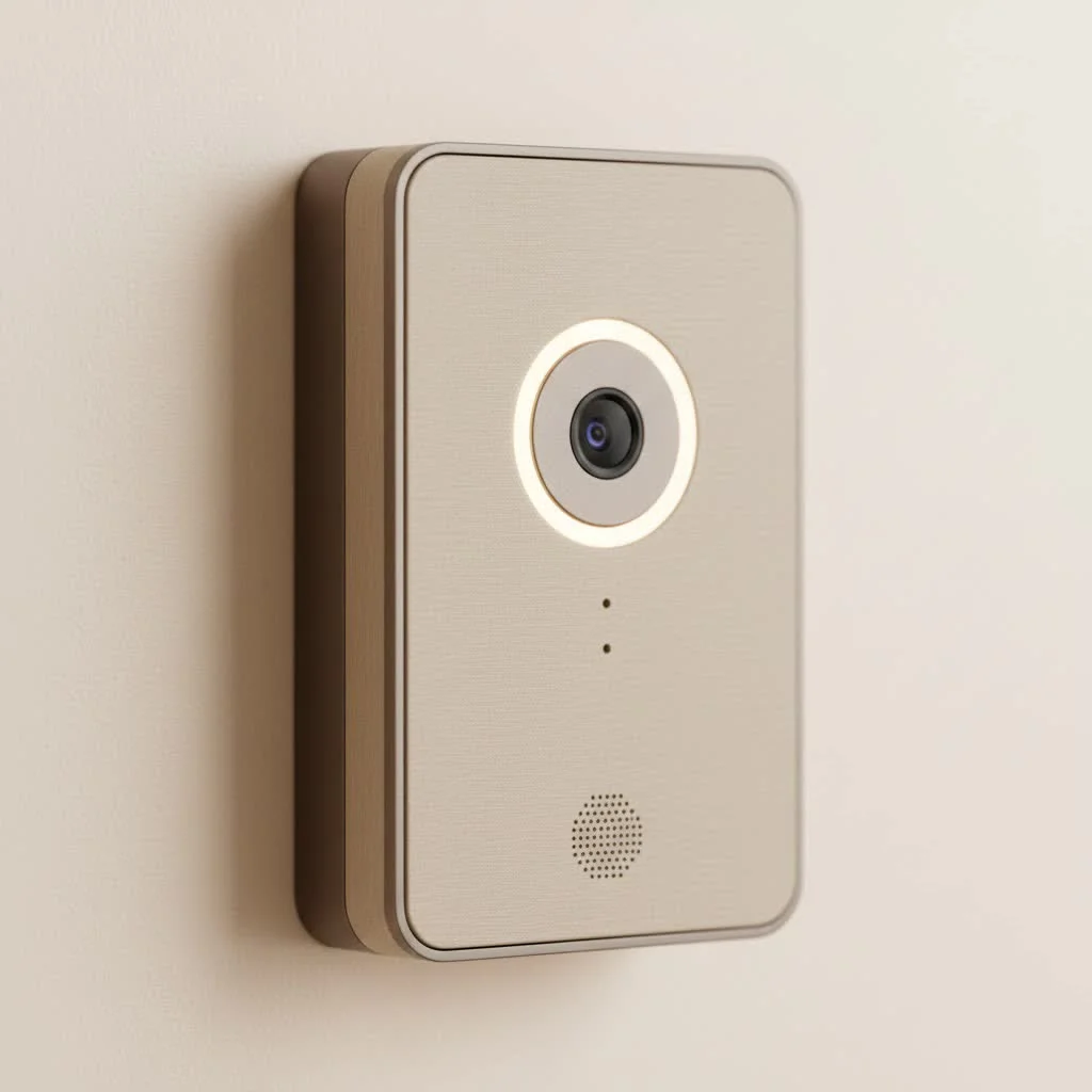Ring Smart Doorbell installed on a front door