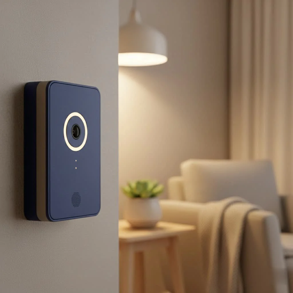 Wemo Smart Video Doorbell installed on a home entryway
