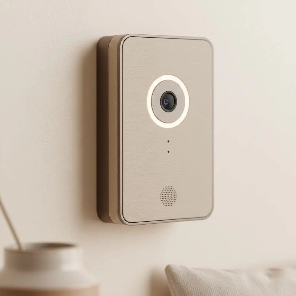 Smart Life doorbell with a clear view of a home's entry point