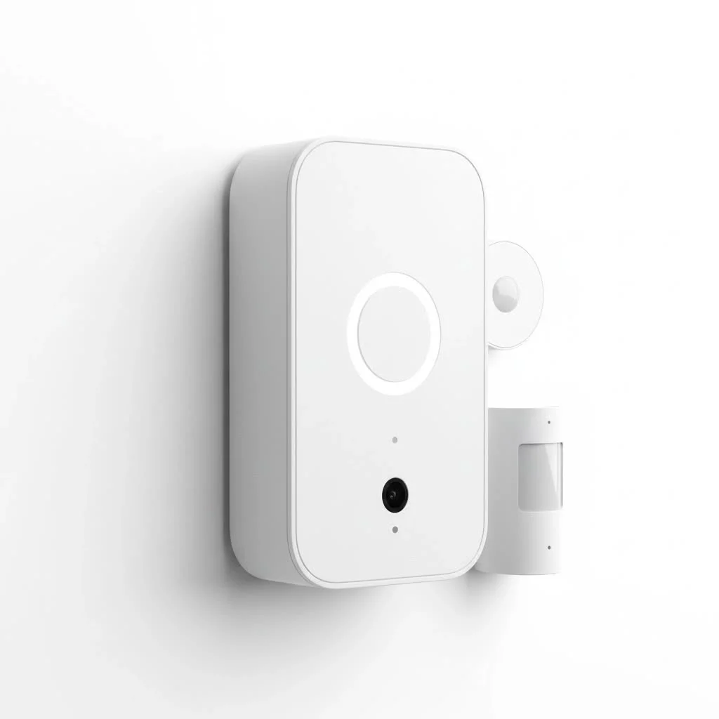 Smart wireless doorbell camera with a clear view of a home's entrance