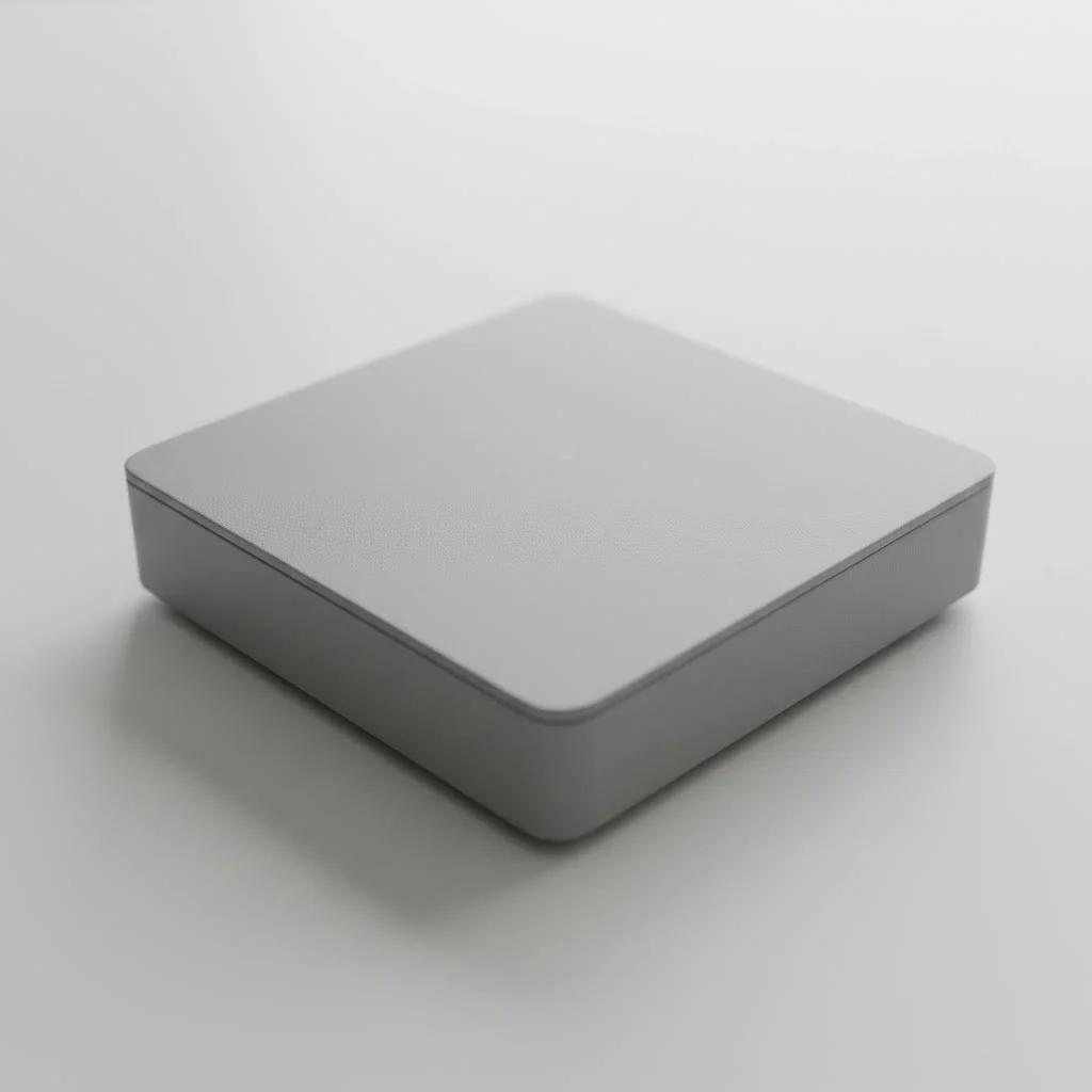 Smart doorbell with screen showing a visitor