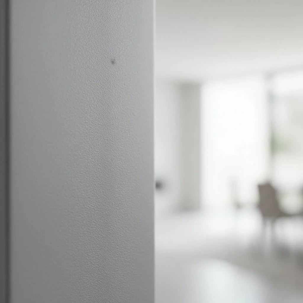 Merkury smart doorbell camera mounted on a home entrance