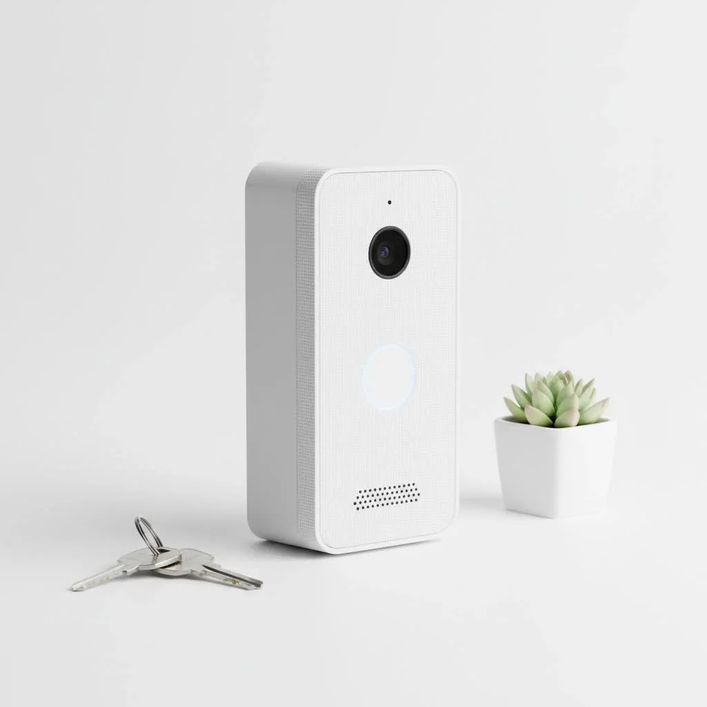Belkin Wemo Smart Video Doorbell installed on a home