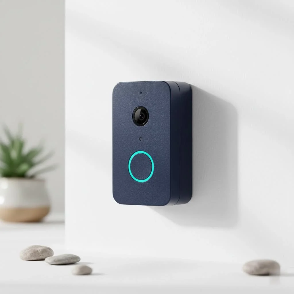 Smart Doorbell X9 with a clear view of a home's entrance